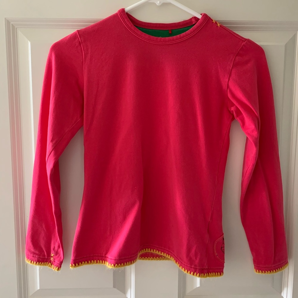 Girls pink Oilily long-sleeve shirt